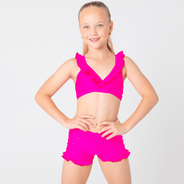 The Ruffle Set - Amity Crop and Lizzy Short