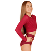Cross Roads Mesh Crop