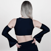 Cassie B Double Twist Crop Sleeves
