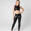 Intensive Faux Leather Tights