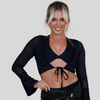 Kyra D Mesh Over Crop