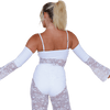 Exquisite Lace Crop and Sleeve Set